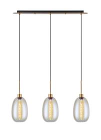 Lori Antique Gold Ceiling Lights Deco Linear Fittings